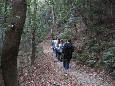 Fushim Inari Taisha - The steep path we choose which we thought led to a waterfall.