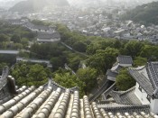 View from the top of the Himeji Castle.