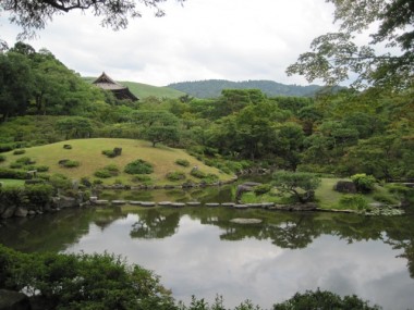 Isuien Garden in Nara, Japan