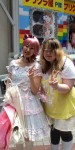 Mary posing with a Harajuku girl in Harajuku, Tokyo. Later on when Mary added some bows and other accessories she was the one people were asking to pose with!